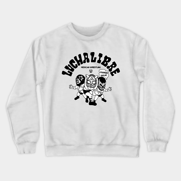 mexican wrestling lucha libre11 Crewneck Sweatshirt by RK58